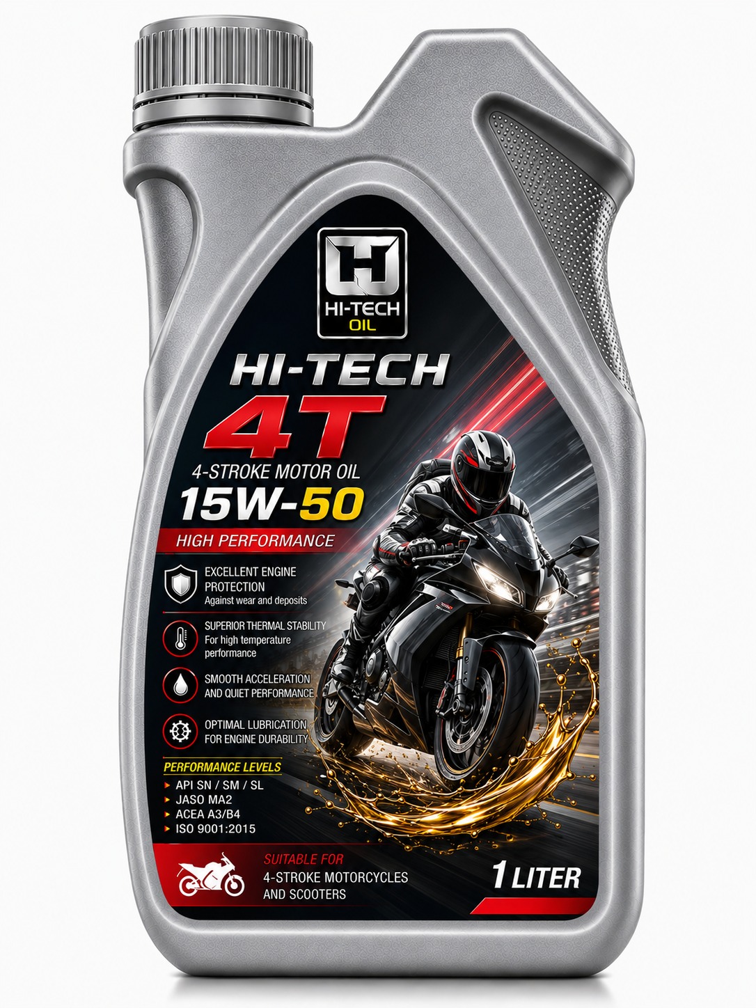 4T 15W-50 Motorcycle Oil