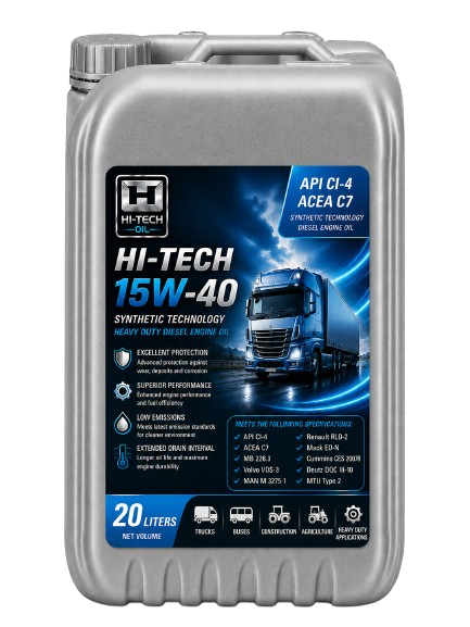 15W-40 Heavy Duty Diesel Oil