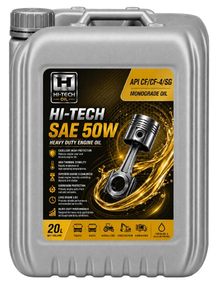 SAE 50W Monograde Engine Oil